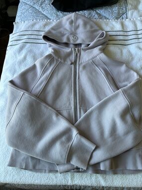 lululemon women’s Light purple crop Hooded Zip Jacket